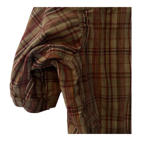 Mountain Hardwear Men's Premium Plaid Button Down Shirt Medium - Picture 7 of 11